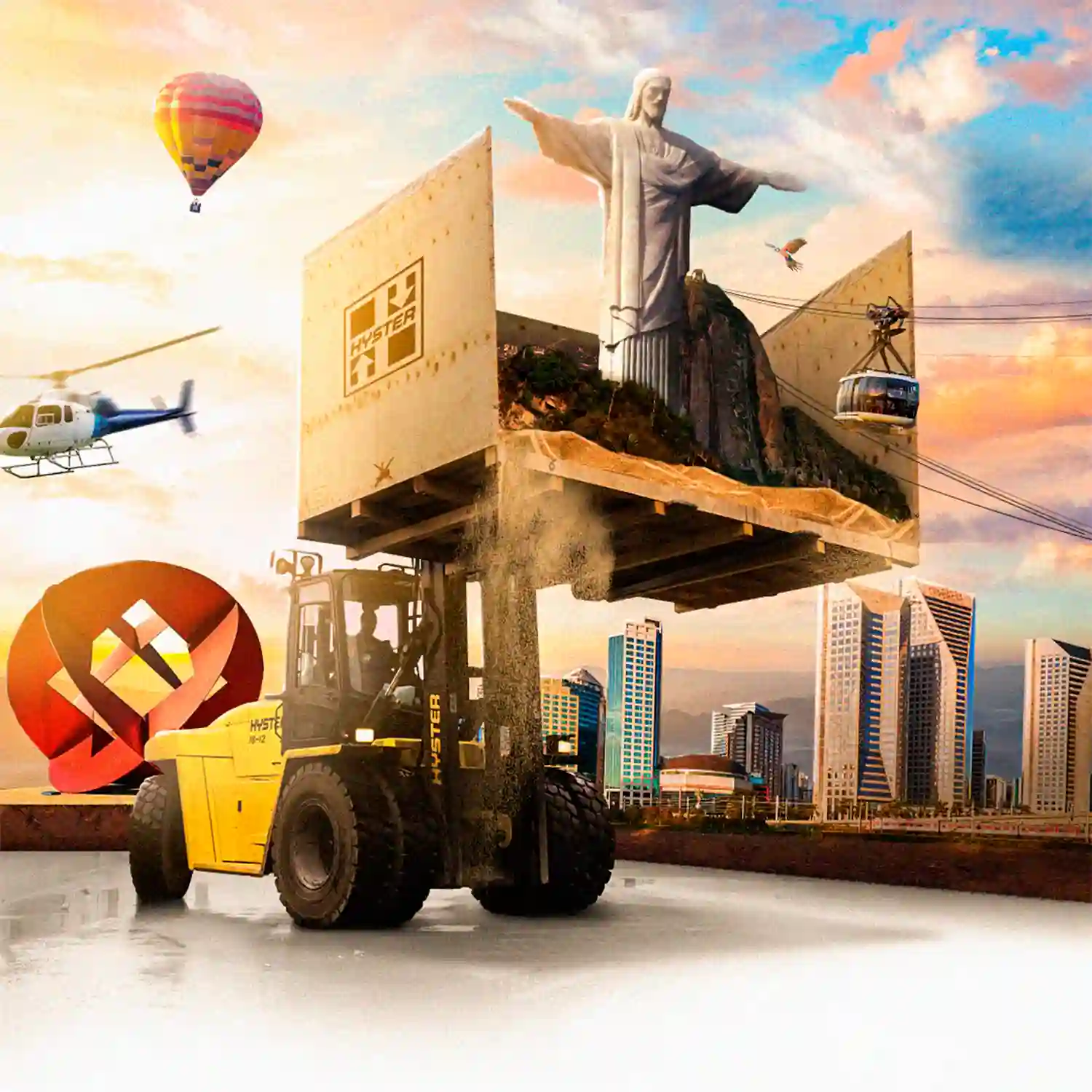 Case Hyster — Força e Performance