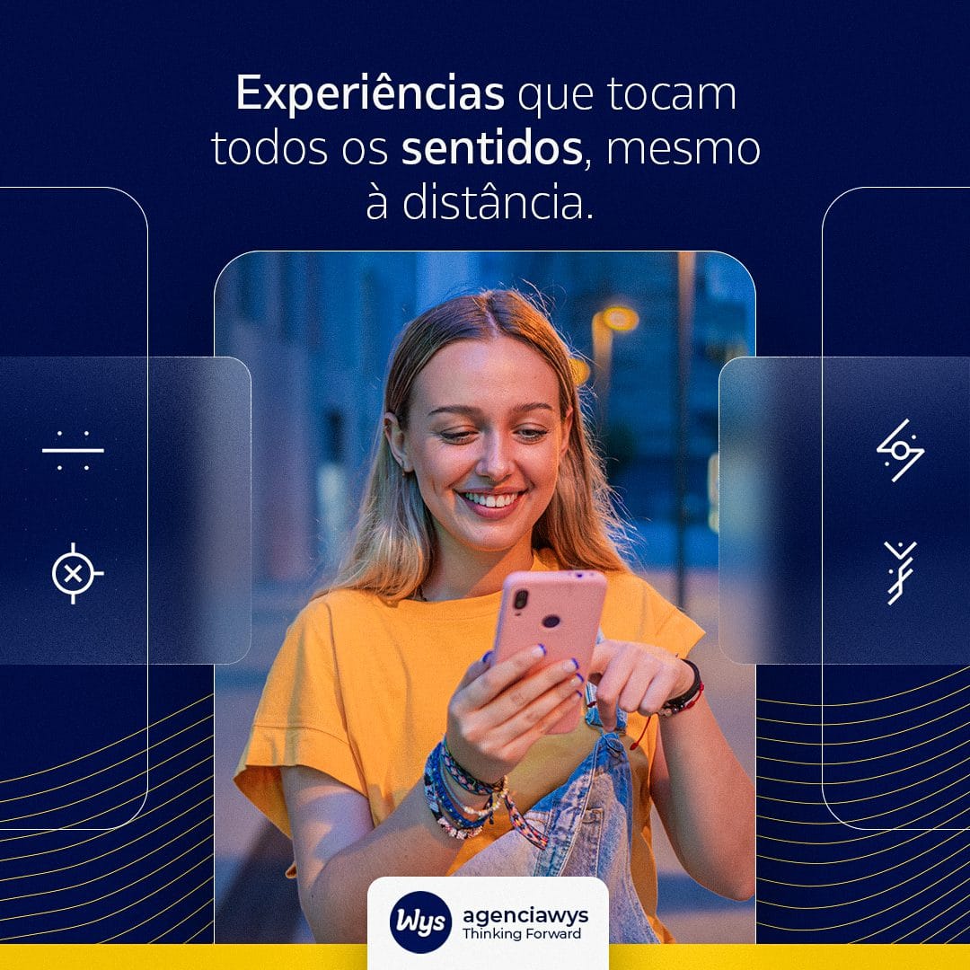 Experiências que tocam todos os sentidos