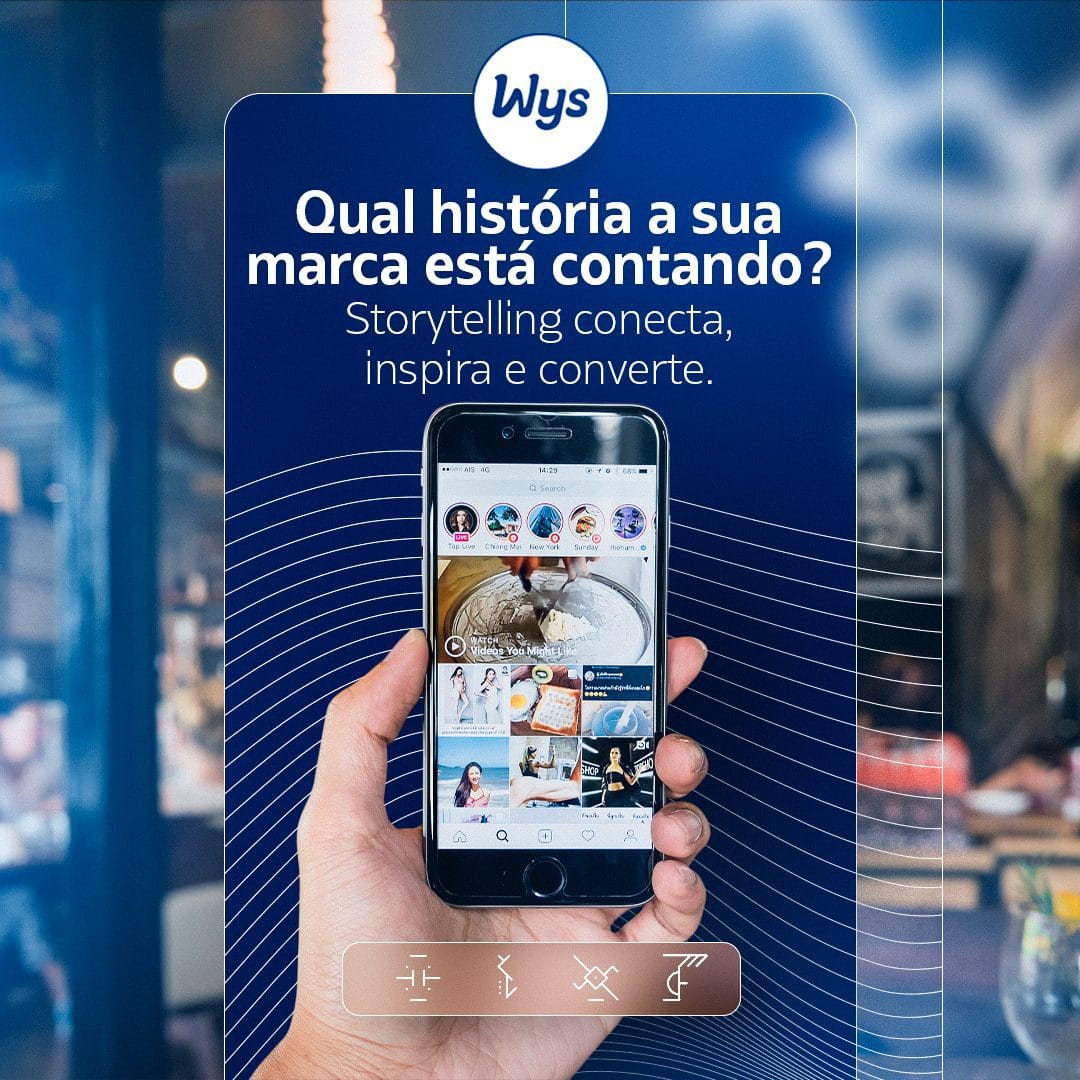 Qual história sua marca está contando?