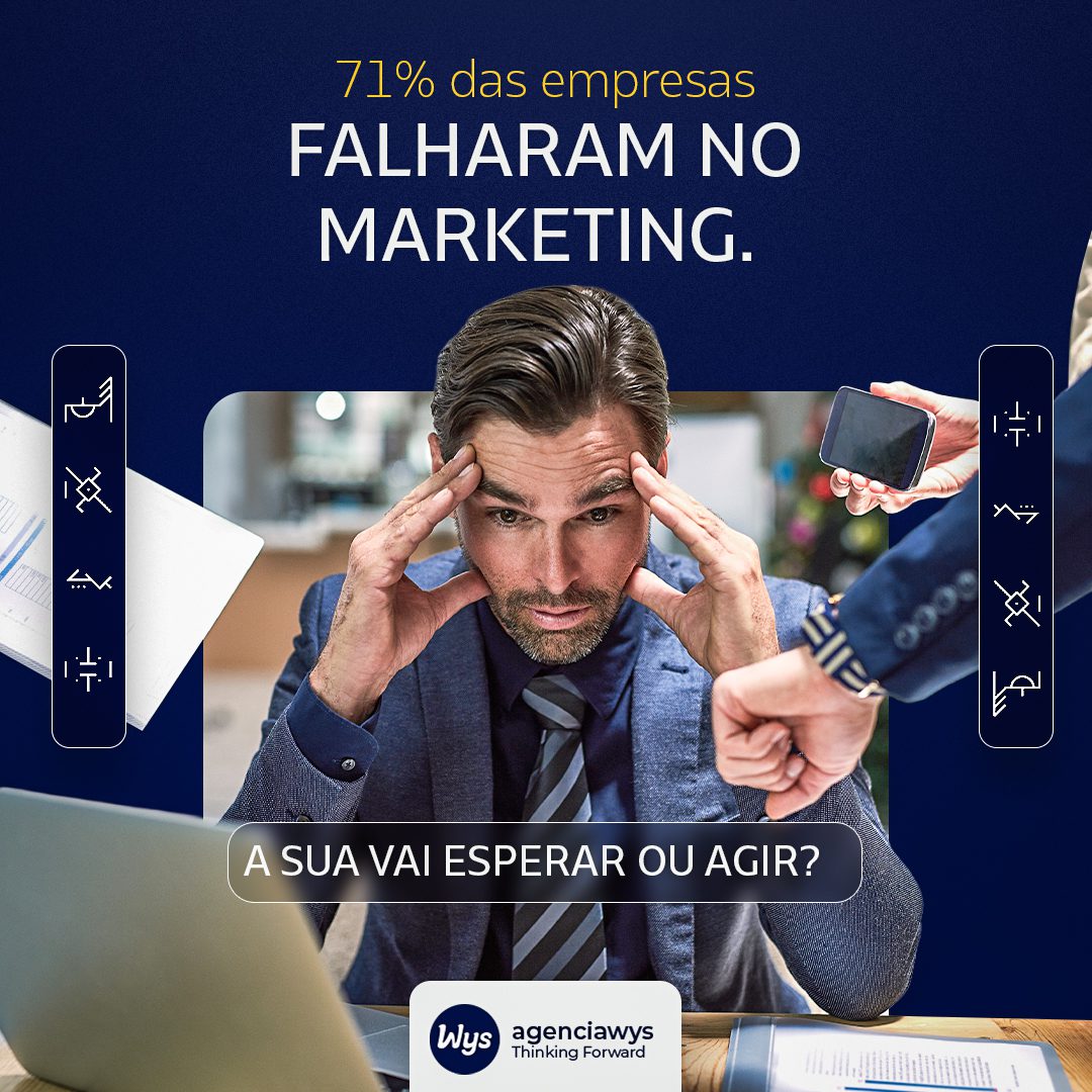 71% das empresas falharam no marketing