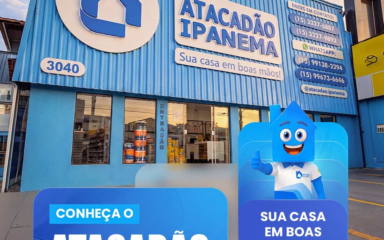 Peça de campanha da Atacadão Ipanema