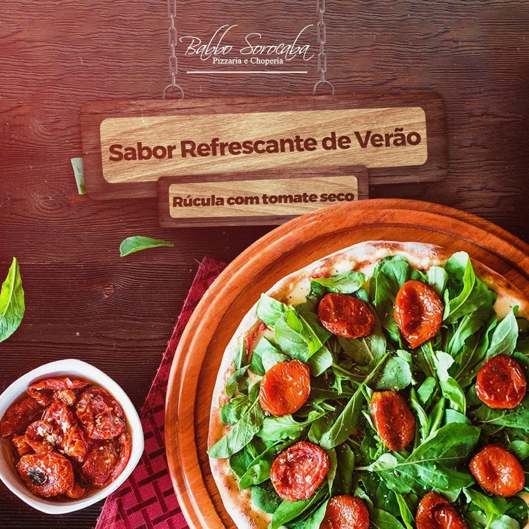 Peça "Sabor refrescante de verão" — Babbo Sorocaba