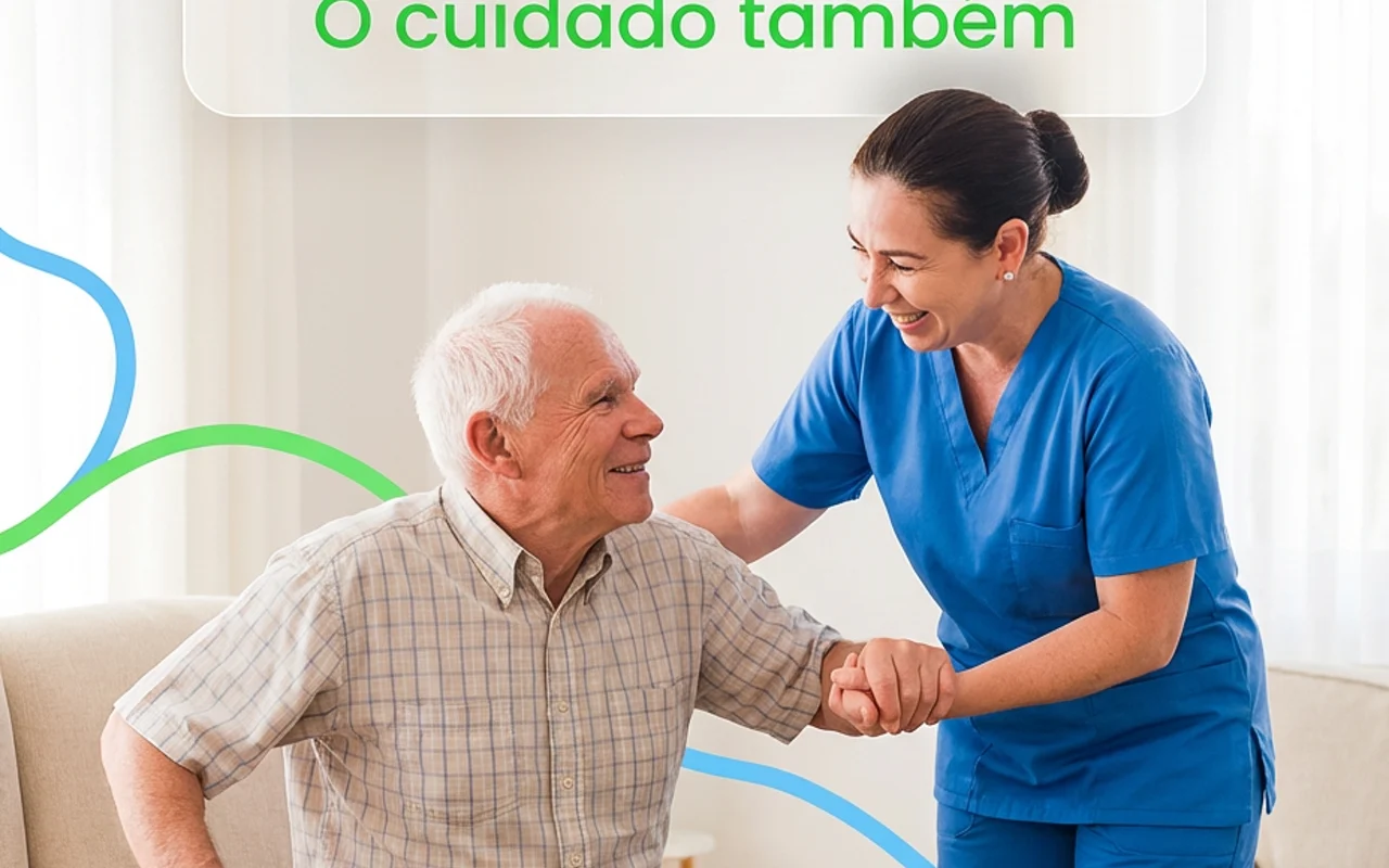 Peça de campanha da Essência do Cuidado