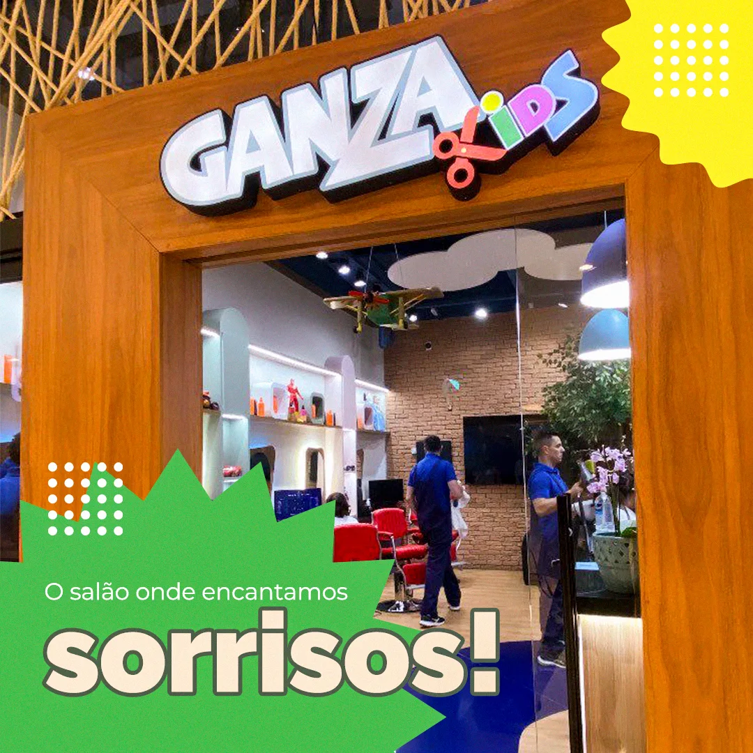 Post da estrutura do salão — Ganza Kids