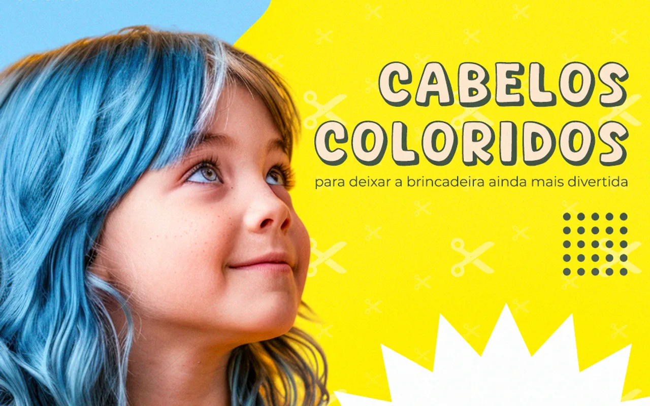 Peça de campanha do Ganza Kids