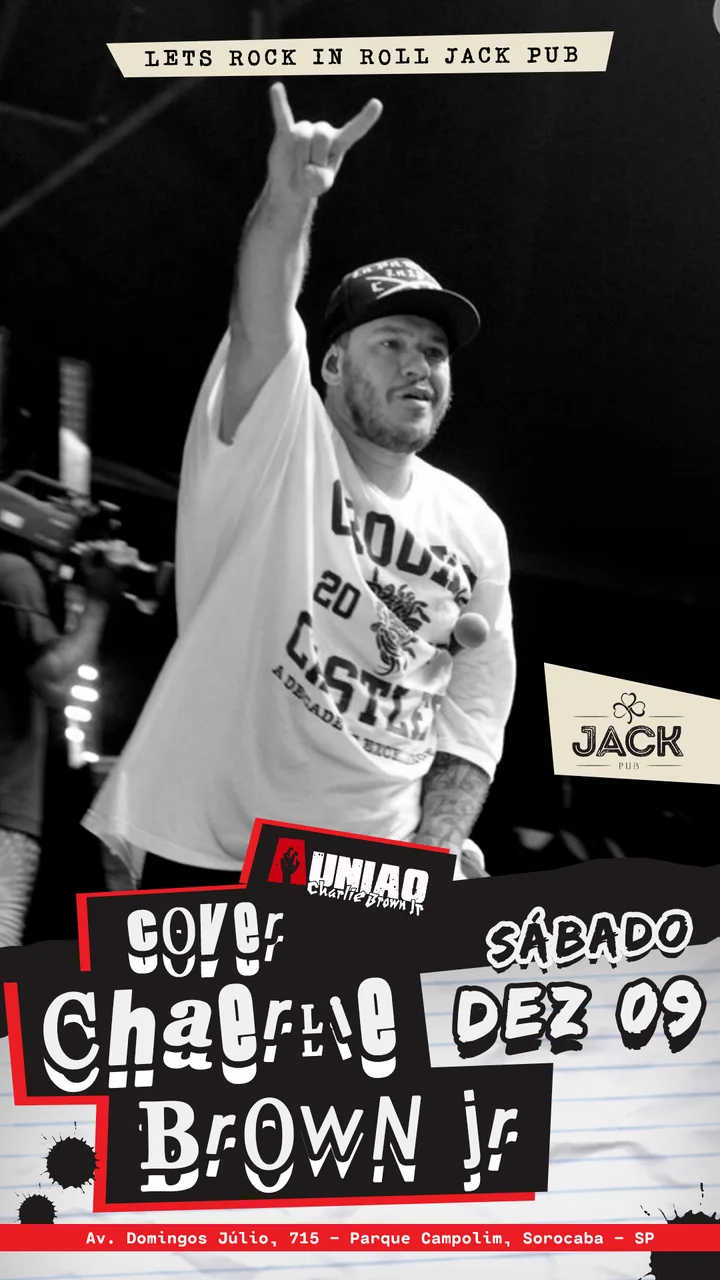 Peça de cover de rock — Jack Pub