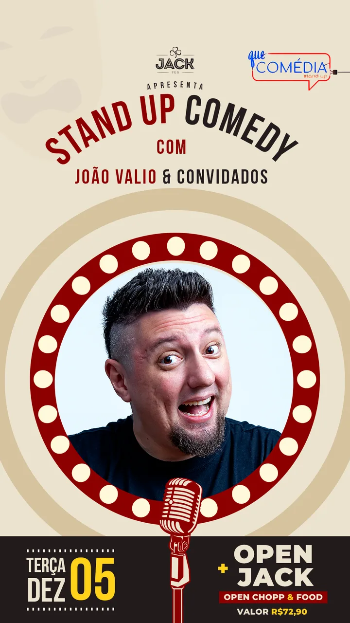 Peça de Stand Up Comedy — Jack Pub