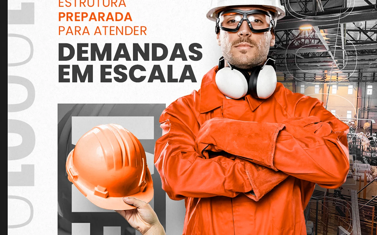 Peça de campanha da 1000 Marcas Safety Brasil