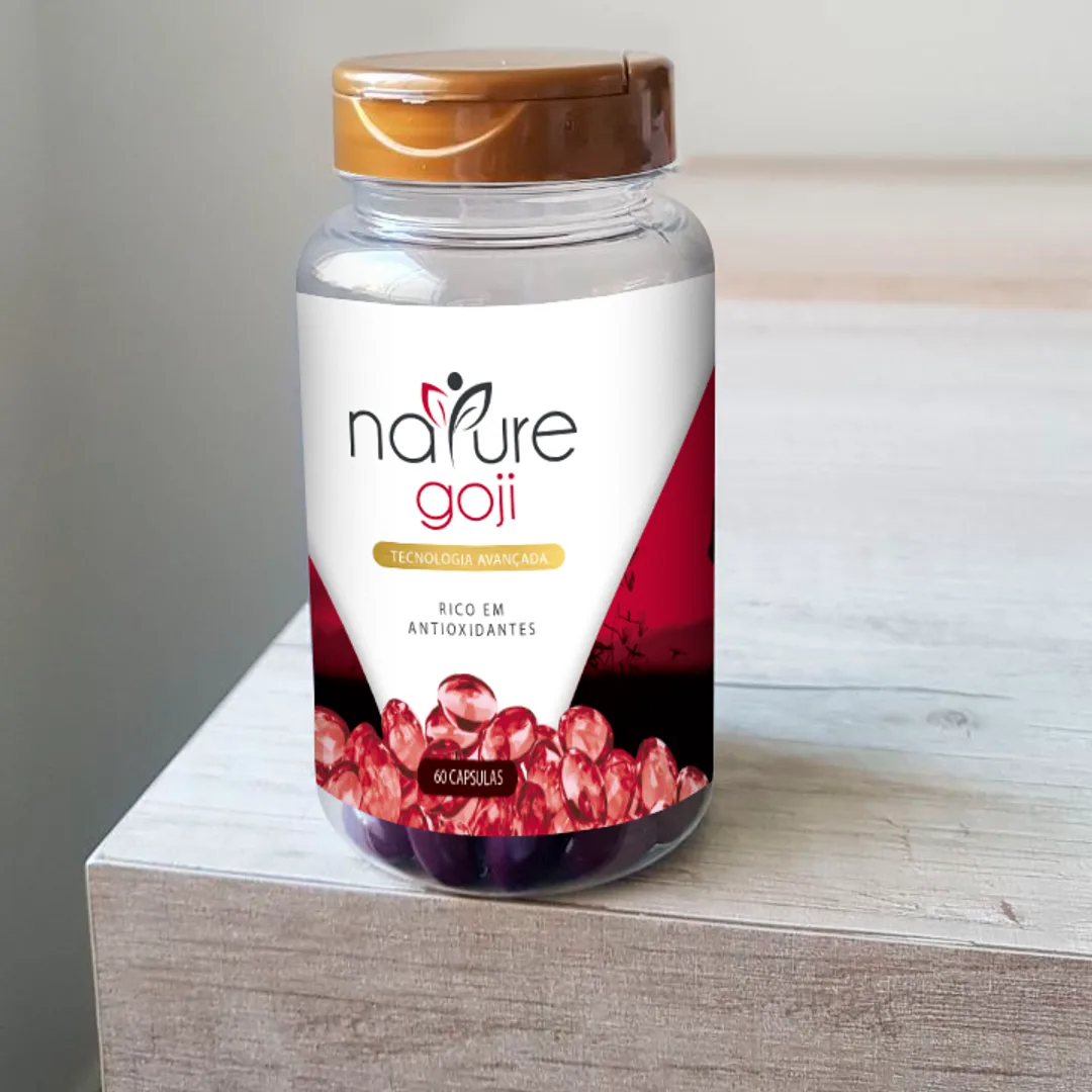 Frasco do suplemento — Nature Goji
