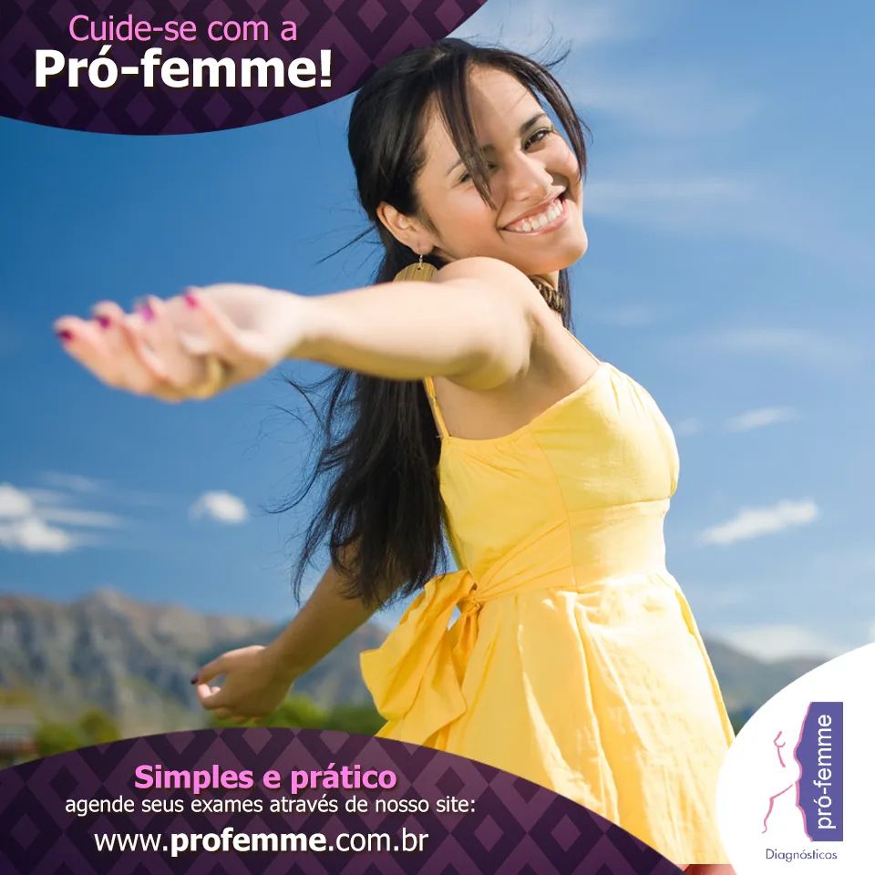 Peça "Cuide-se com a Pró-Femme" — Pró-Femme