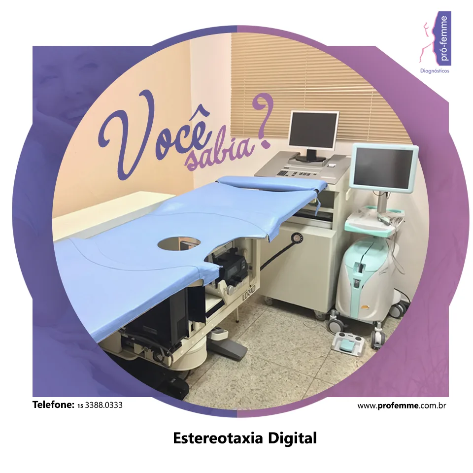 Peça sobre estereotaxia digital — Pró-Femme