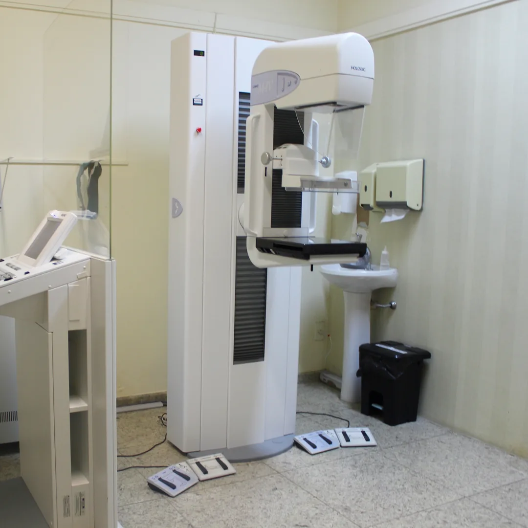 Sala de mamografia da clínica — Pró-Femme