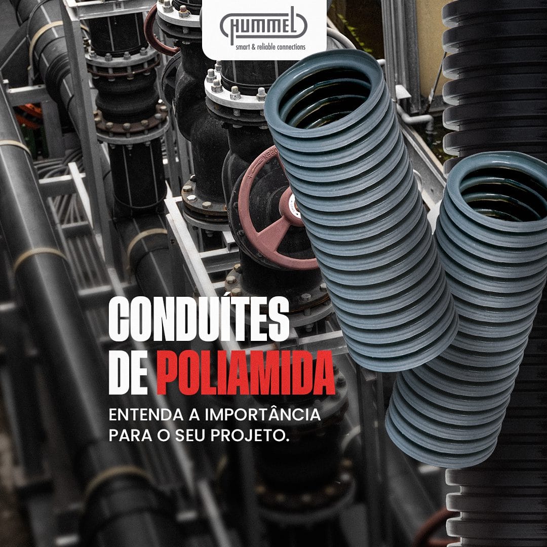 Arte para redes sociais: conduítes de poliamida