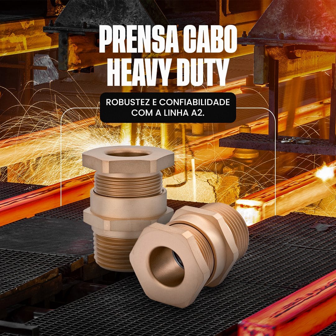 Arte para redes sociais: Prensa cabo Heavy Duty